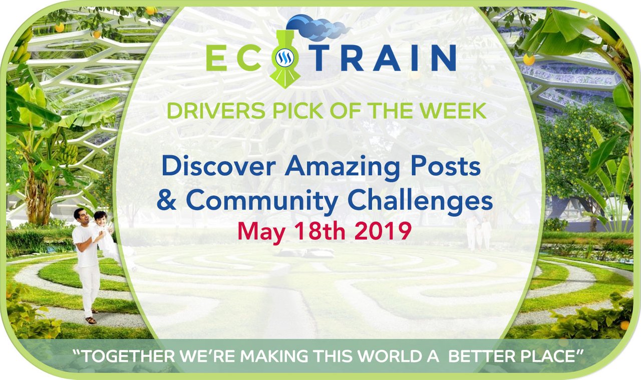 The ecoTrain Highlights Of The Week! Catch some awesome posts and community posts here!
