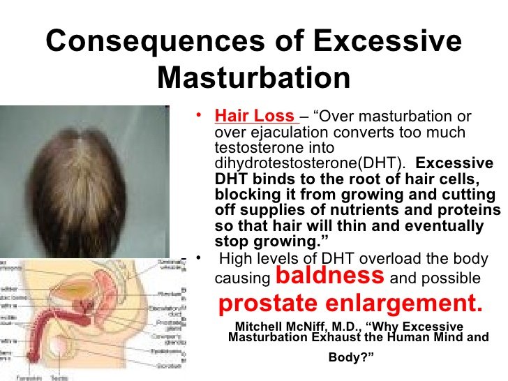 Effects of excessive mastrubation