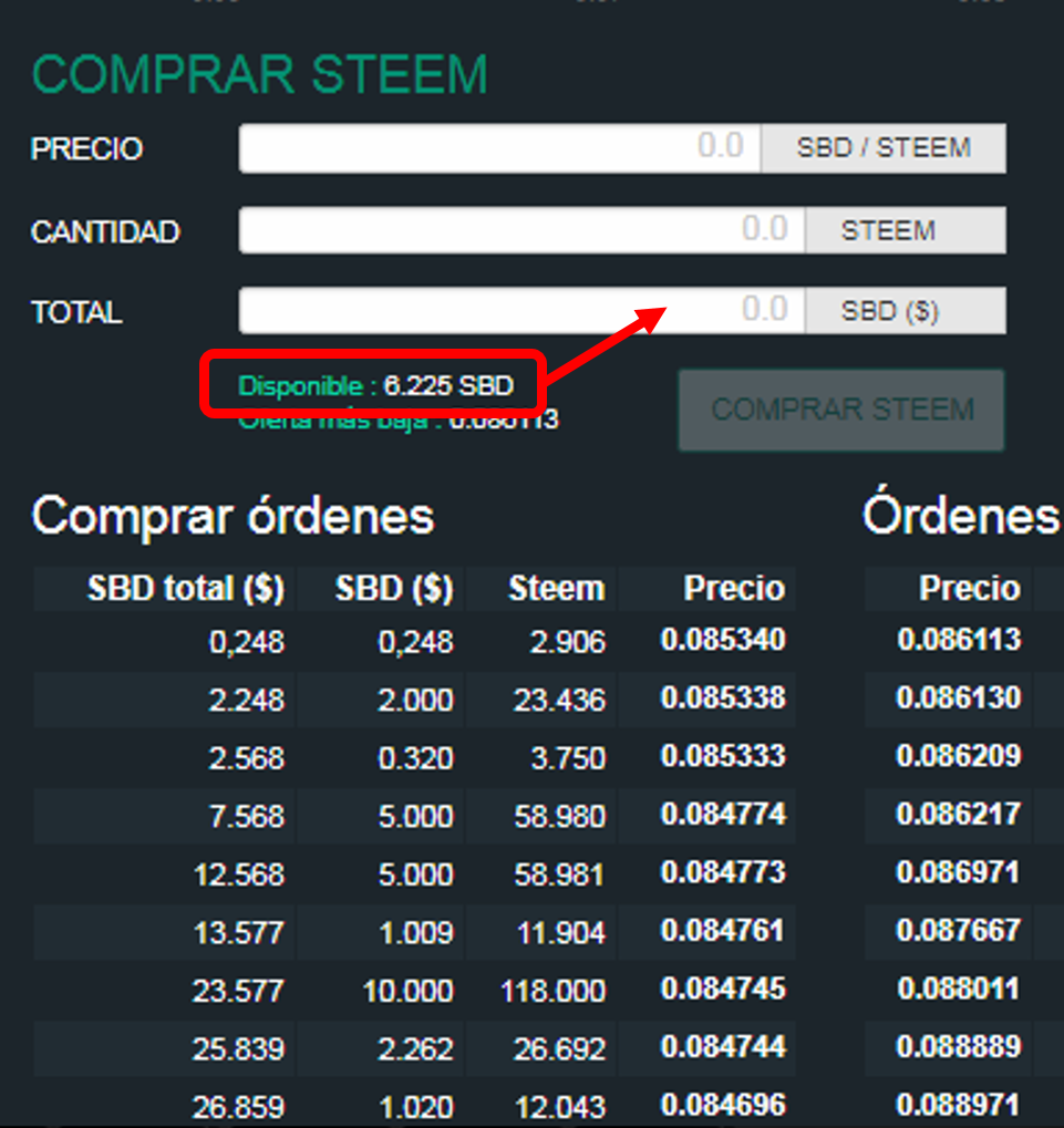 Cambio de SBD a Steem en mercado 4.png