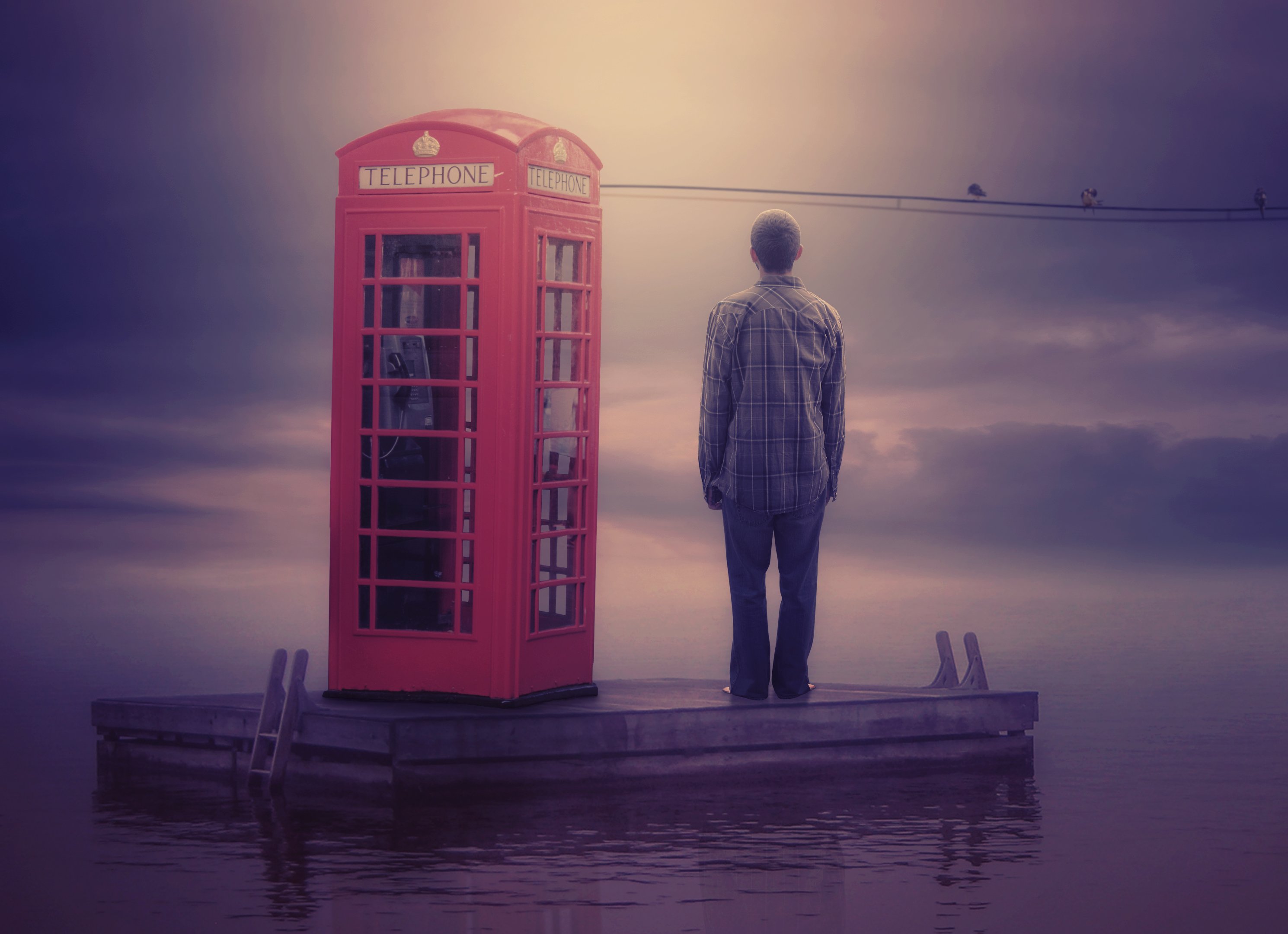 Telephone Booth Photo Manipulation - Photoshop Tutorial.jpg