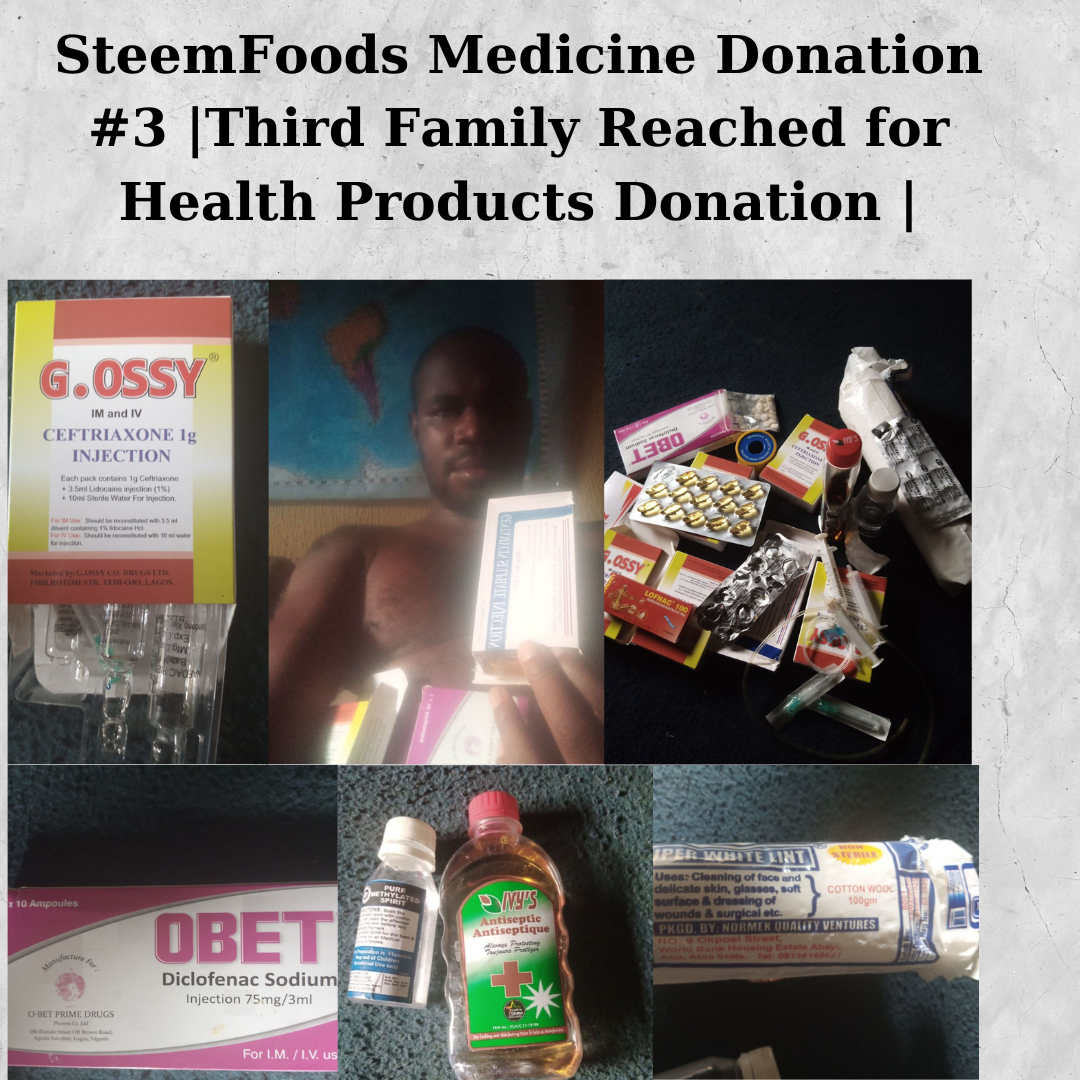 SteemFoods Medicine Donation #3 .png