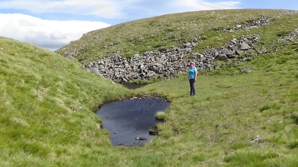 24 Kathleen near wee pool at bealach on ridge.jpg