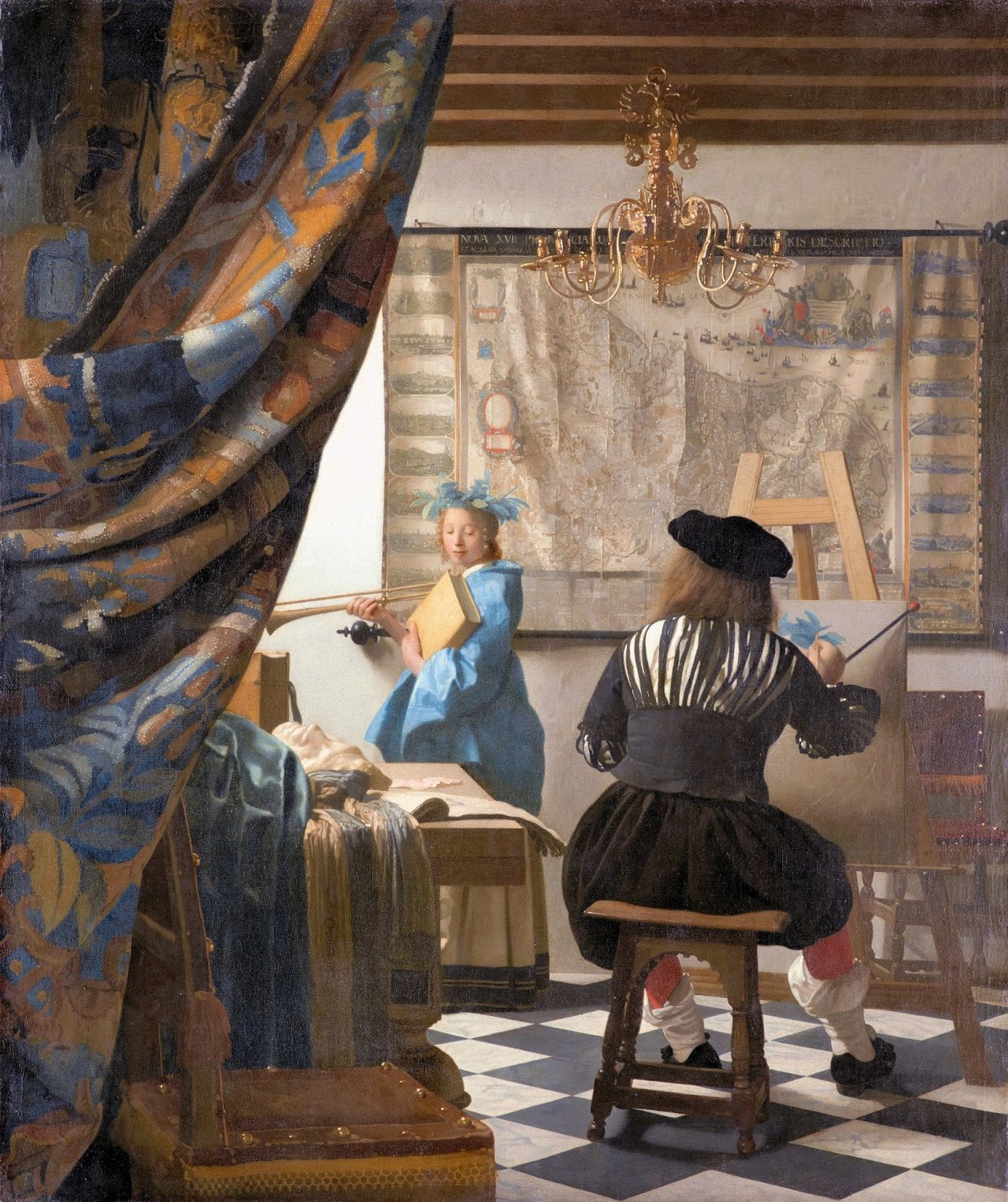 Netherlands ArtSmart Vermeer Art of Painting via Wiki.jpg