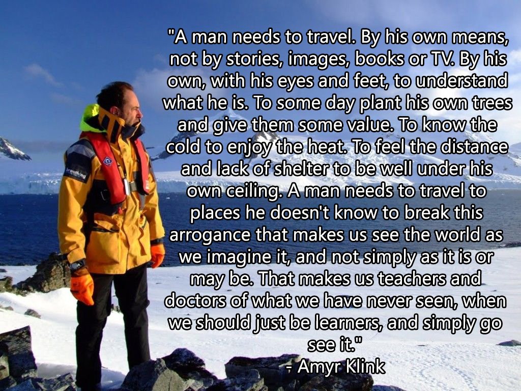 amyr klink quote