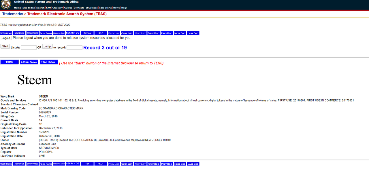 STEEM USA trademark registration.png