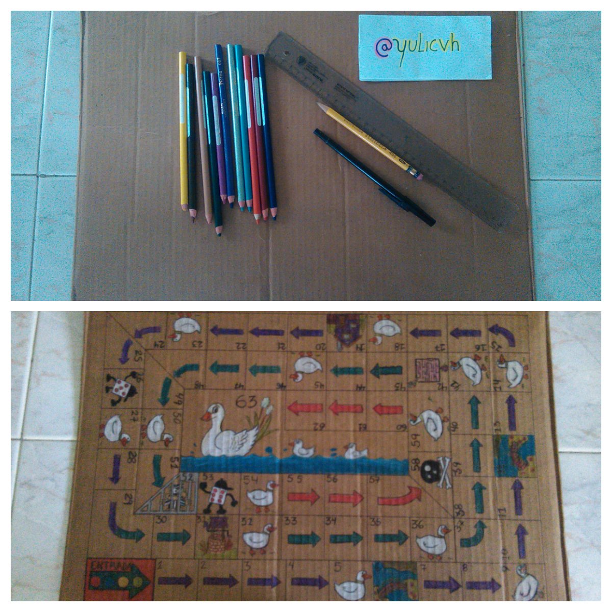 Paso A Paso De Como Hacer Un Juego De Mesa Infantil La Oca