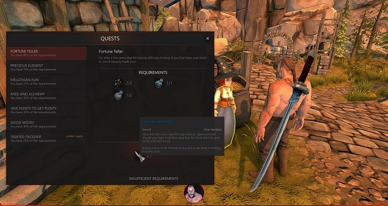 Forgotten Artifacts quest turn in for sword.jpg