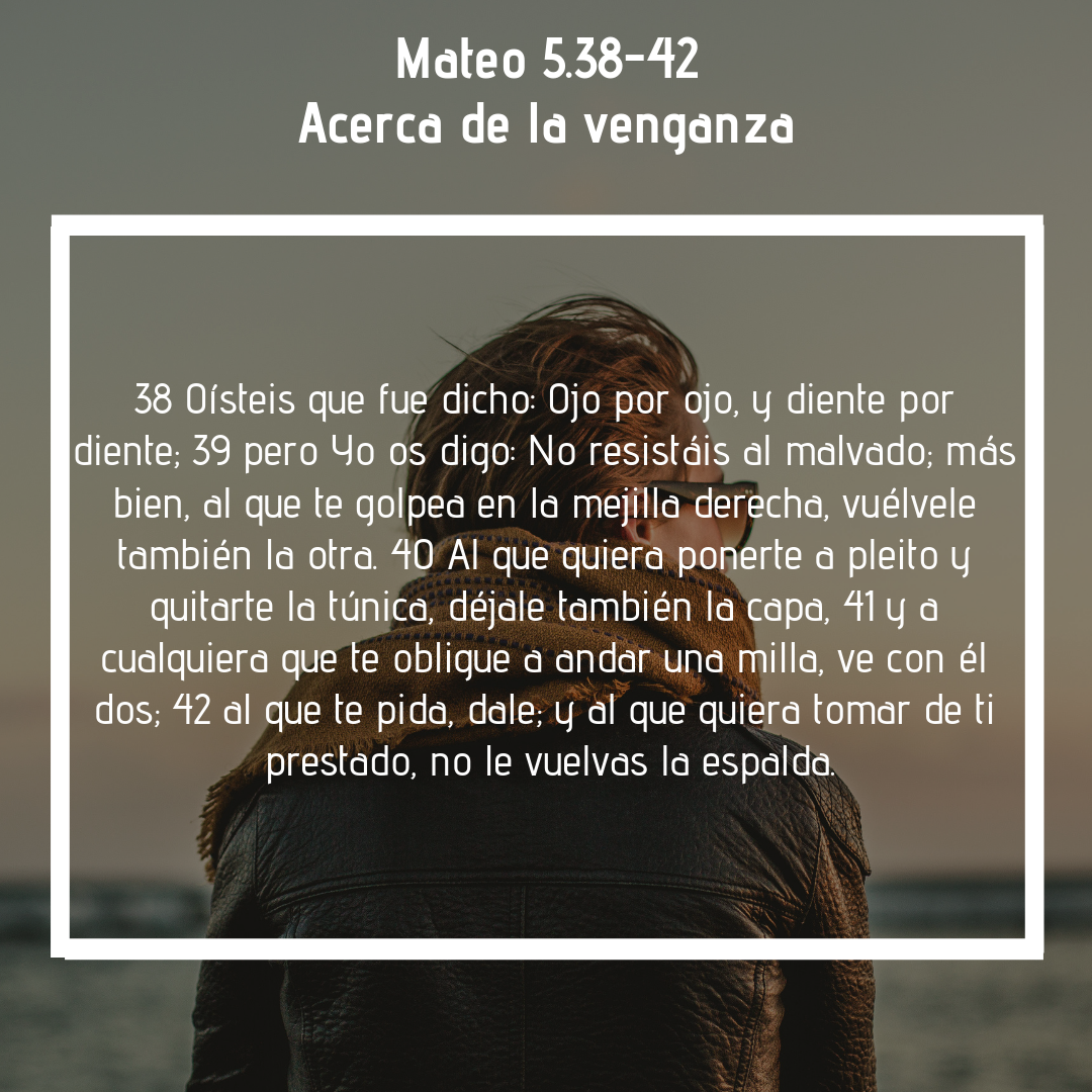 Mateo 5 38 42 Steemkr