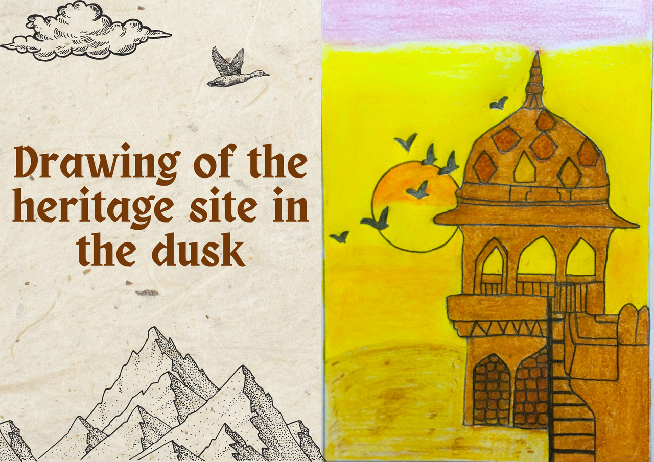 Drawing of the heritage site in the dusk by @Zisha Hafiz.png