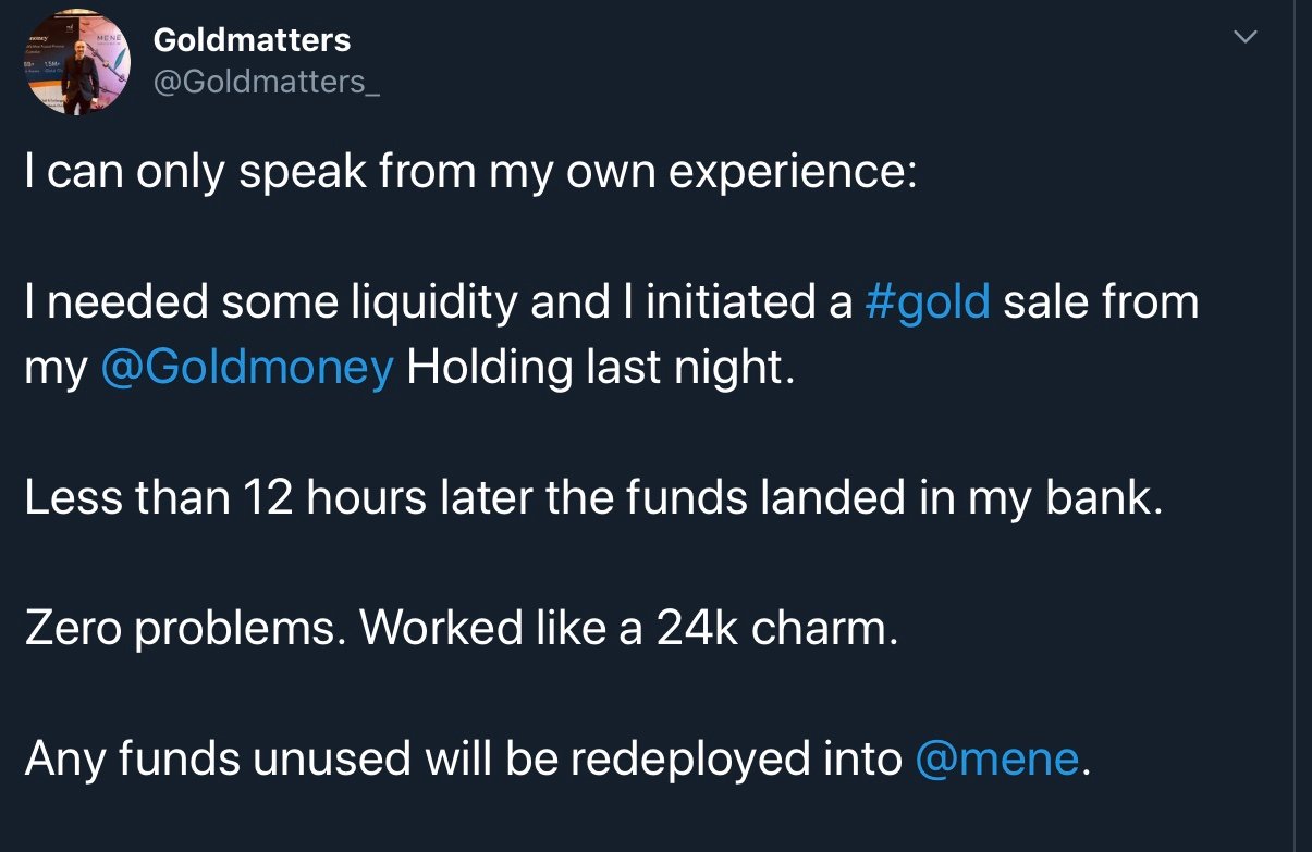 Buy Gold with Goldmoney