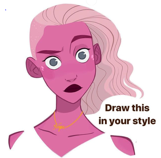 Doing A Draw This In Your Style Challenge And Searching For My Particular Art Style Steemkr