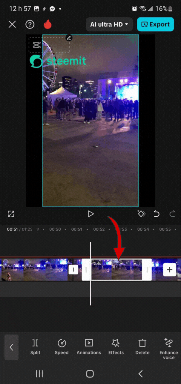 Limiter la partie à enlever et appuyer sur delete.gif