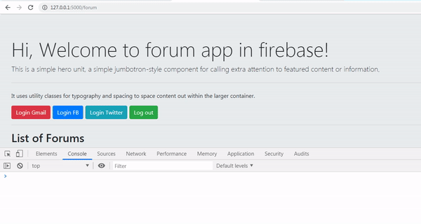 Firebase firestore in the forum application #10: Authorized domain and User  forum ownership — Steemit