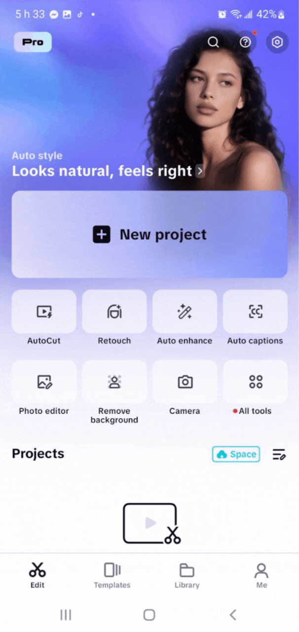 Appuyer sur nouveau projet.gif