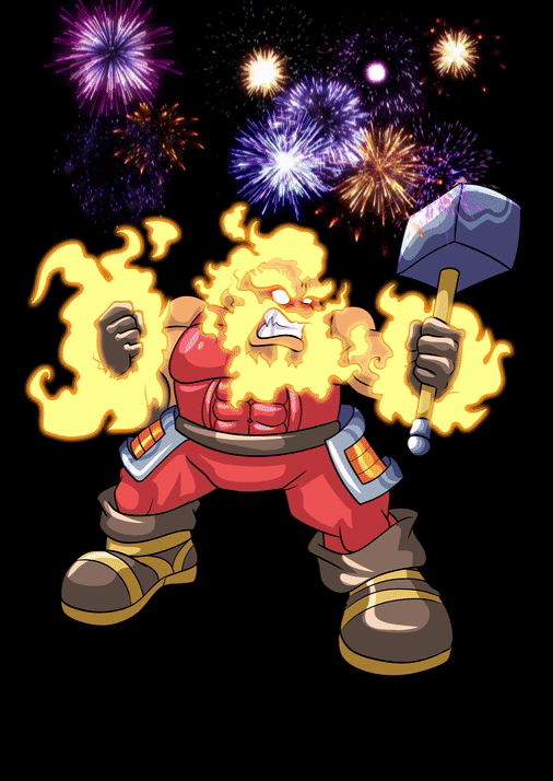 012 - Fire Dwarf (714px, 10fps).gif