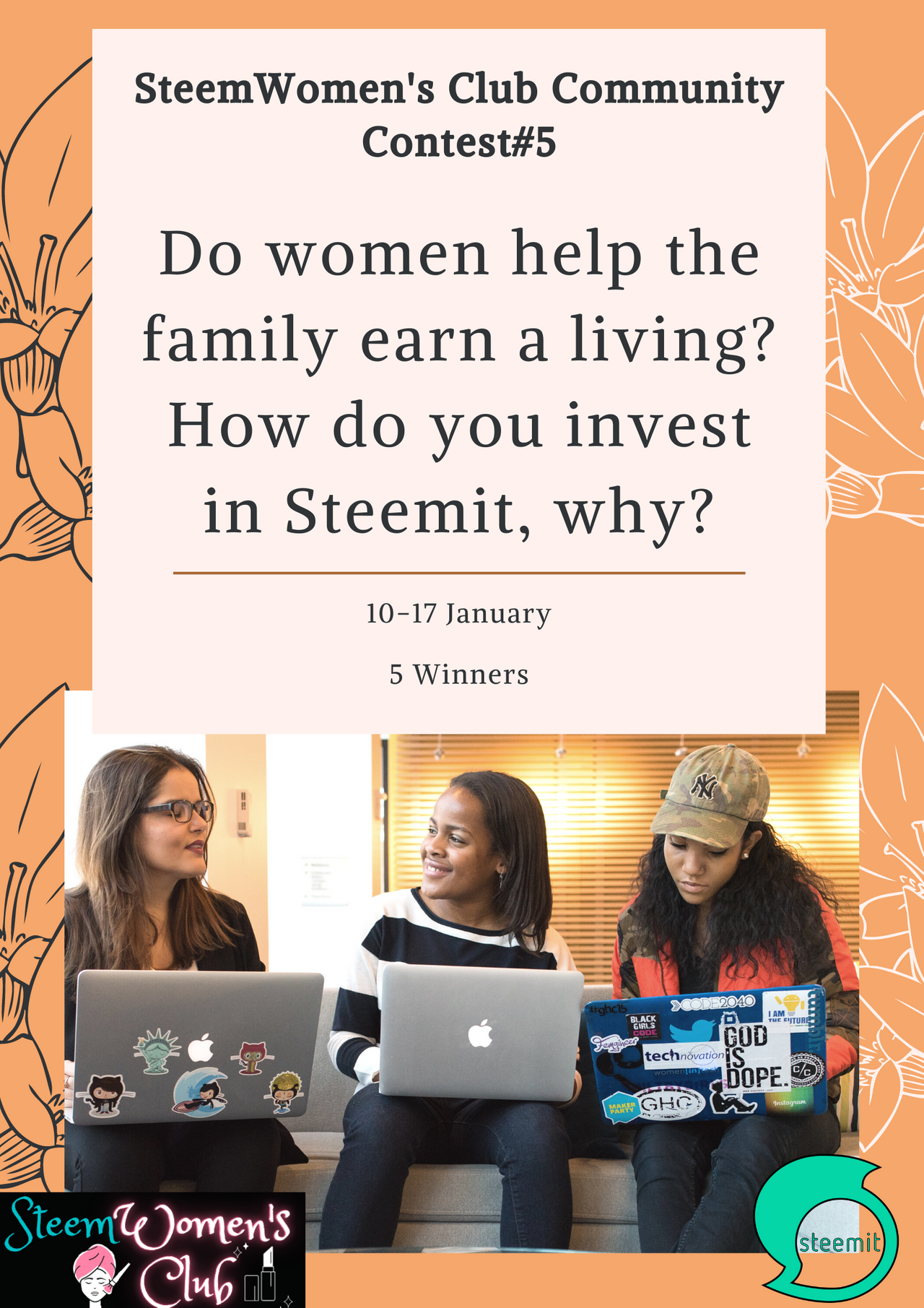 SteemWomen's Club Community Contest#5.png