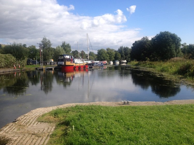 Marina at Bowling 2, with lovely red boat copy.jpg