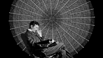 TESLA revolves .gif