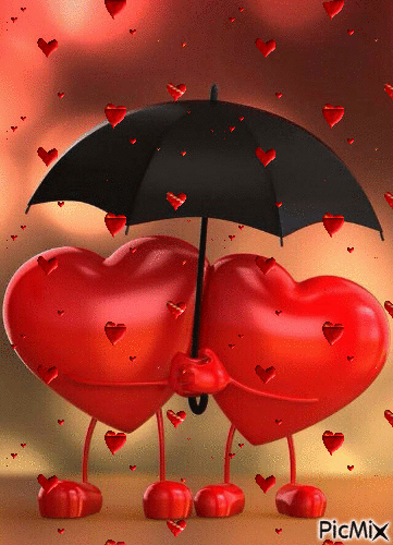 love in an umbrella.gif