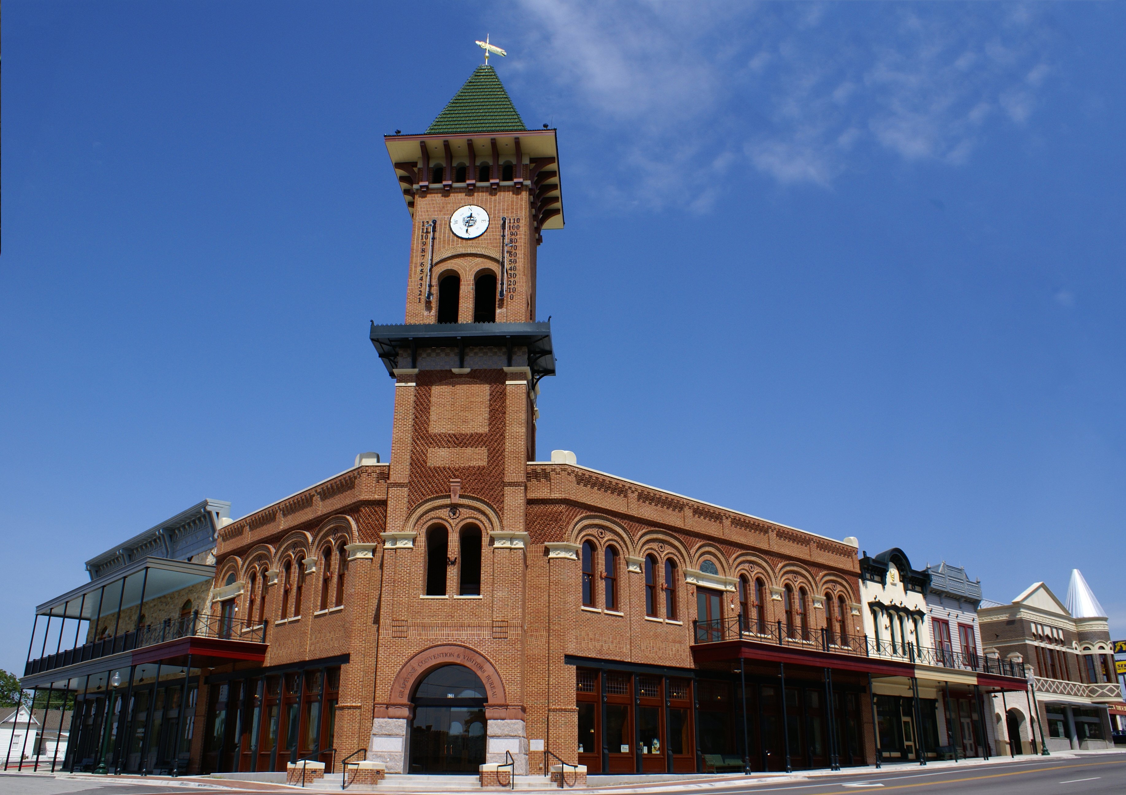 Clock Tower Grapevine Texas Main Street