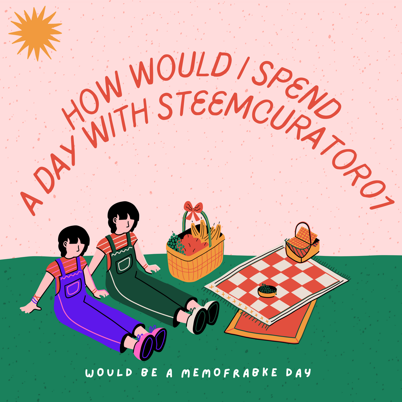 Pink and Green Picnic Illustrative Kids & Family Podcast Cover.png