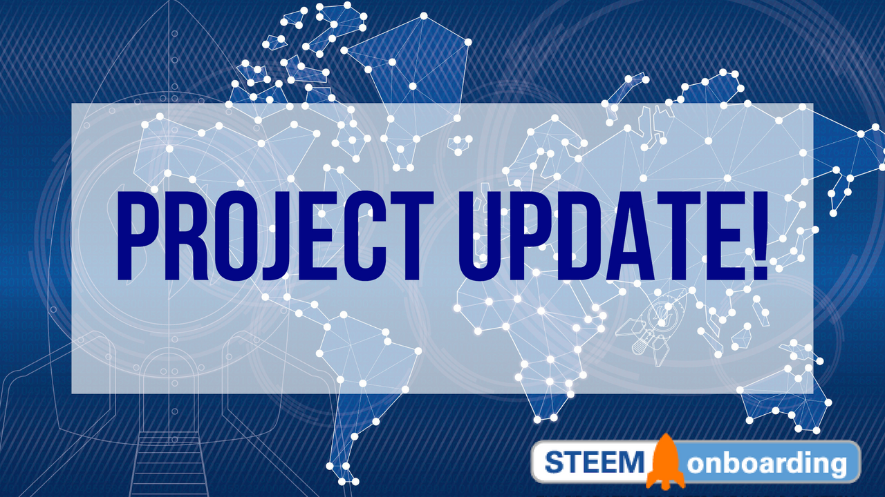 Project Update for Steem Onboarding!