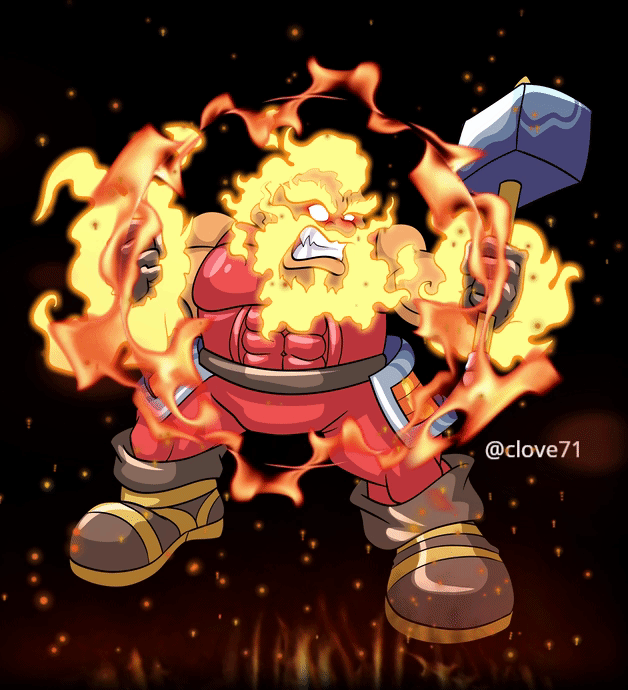 012 - Fire Dwarf (