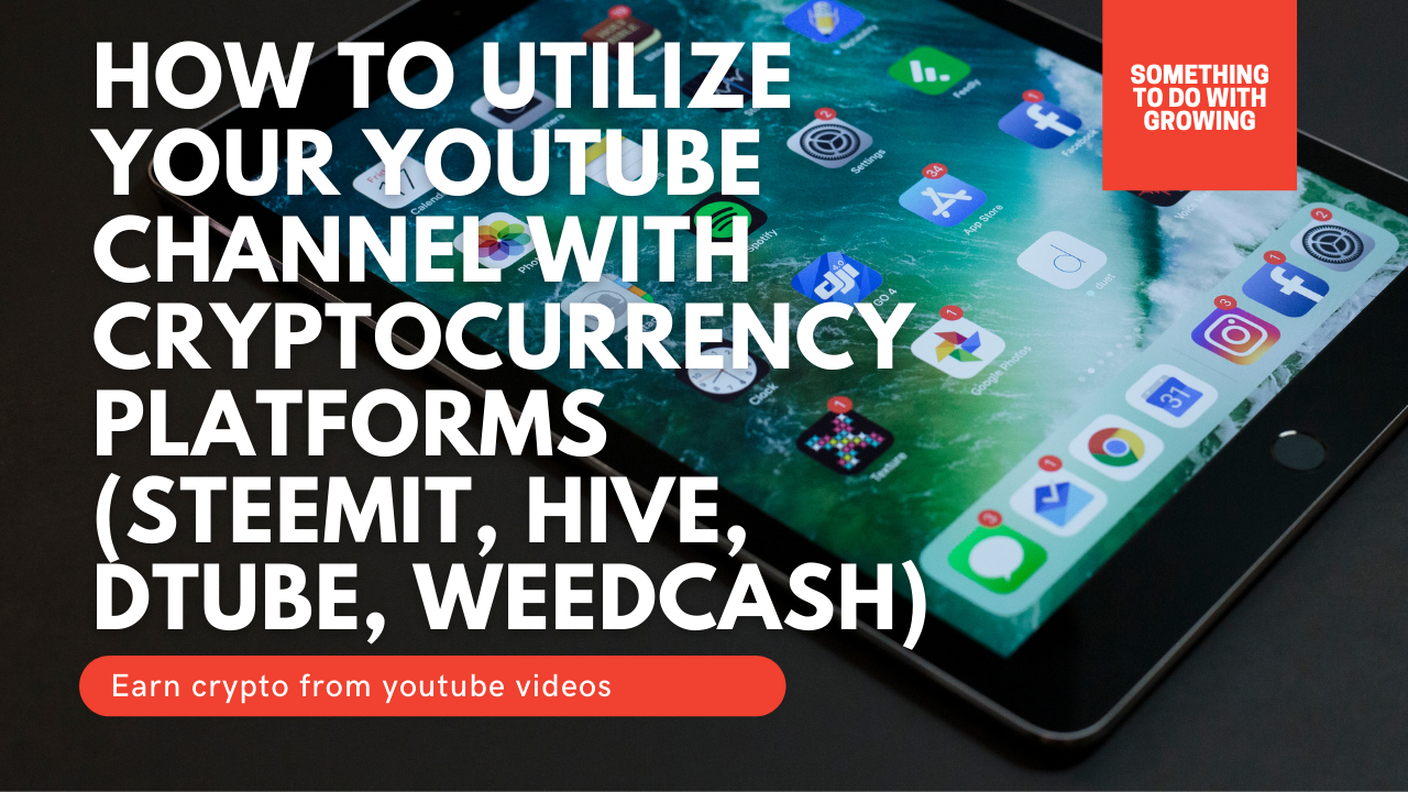 How to Utilize your Youtube Channel with Cryptocurrency Platforms (Steemit, Hive, Dtube, Weedcash).png