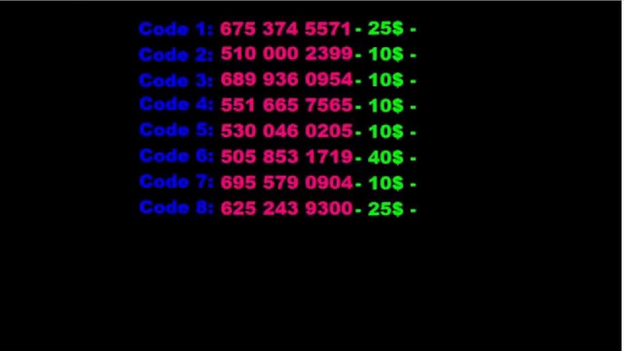 All Robux Codes 2018