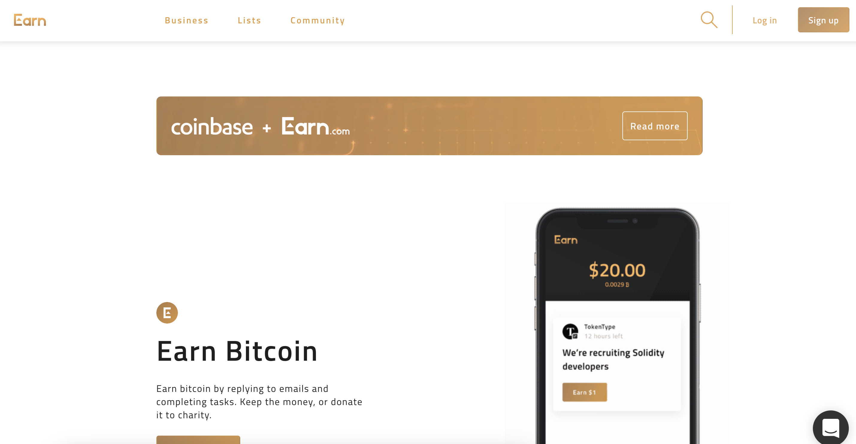 Earn Bitcoin From Completing Small Tasks On Earn Com - 