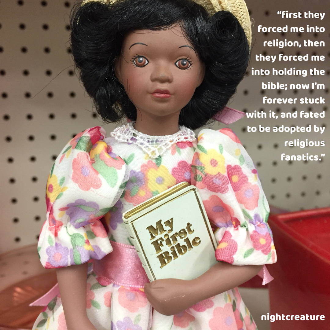 thrift store dolls
