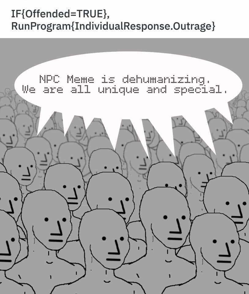 dehumanizing npc we are unique and special