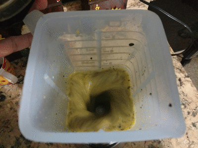 Cóctel con vodka y maracuyá