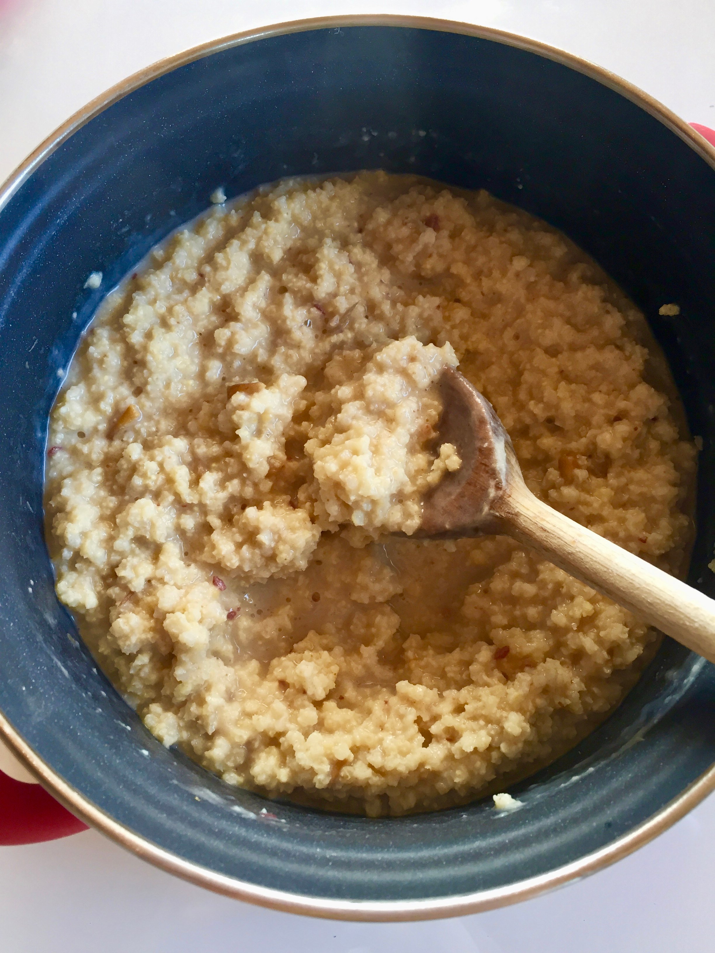 MILLET PORRIDGE WITH CHERRIES, CHOCOLATE AND COCONUT 🍒🥥🍫 Healthy