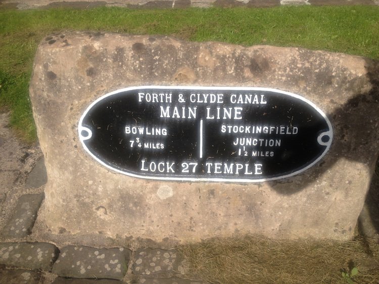 Old km marker at Anniesland Lock 27 copy.jpg