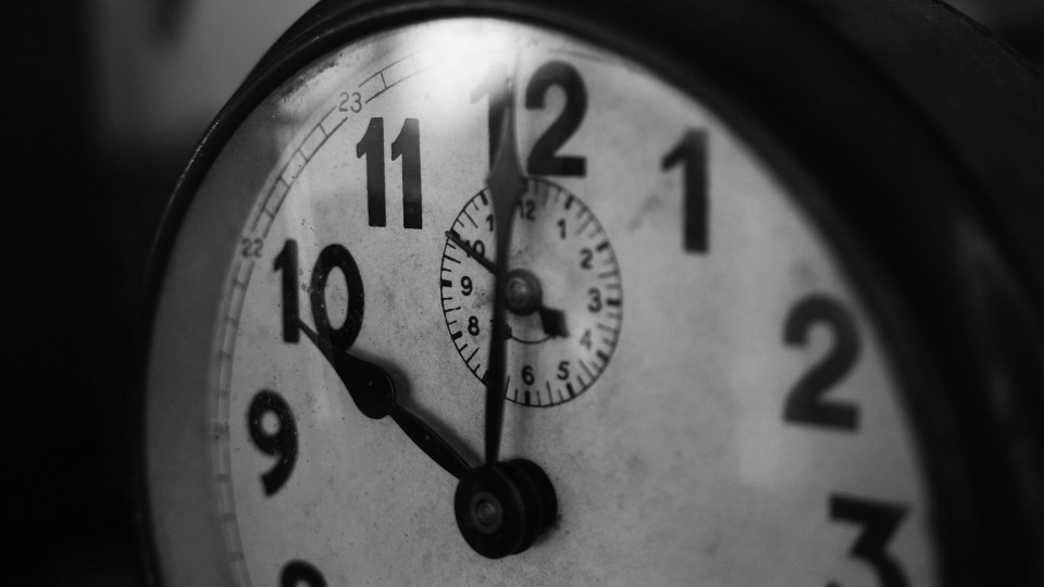 clock, time, old, vintage