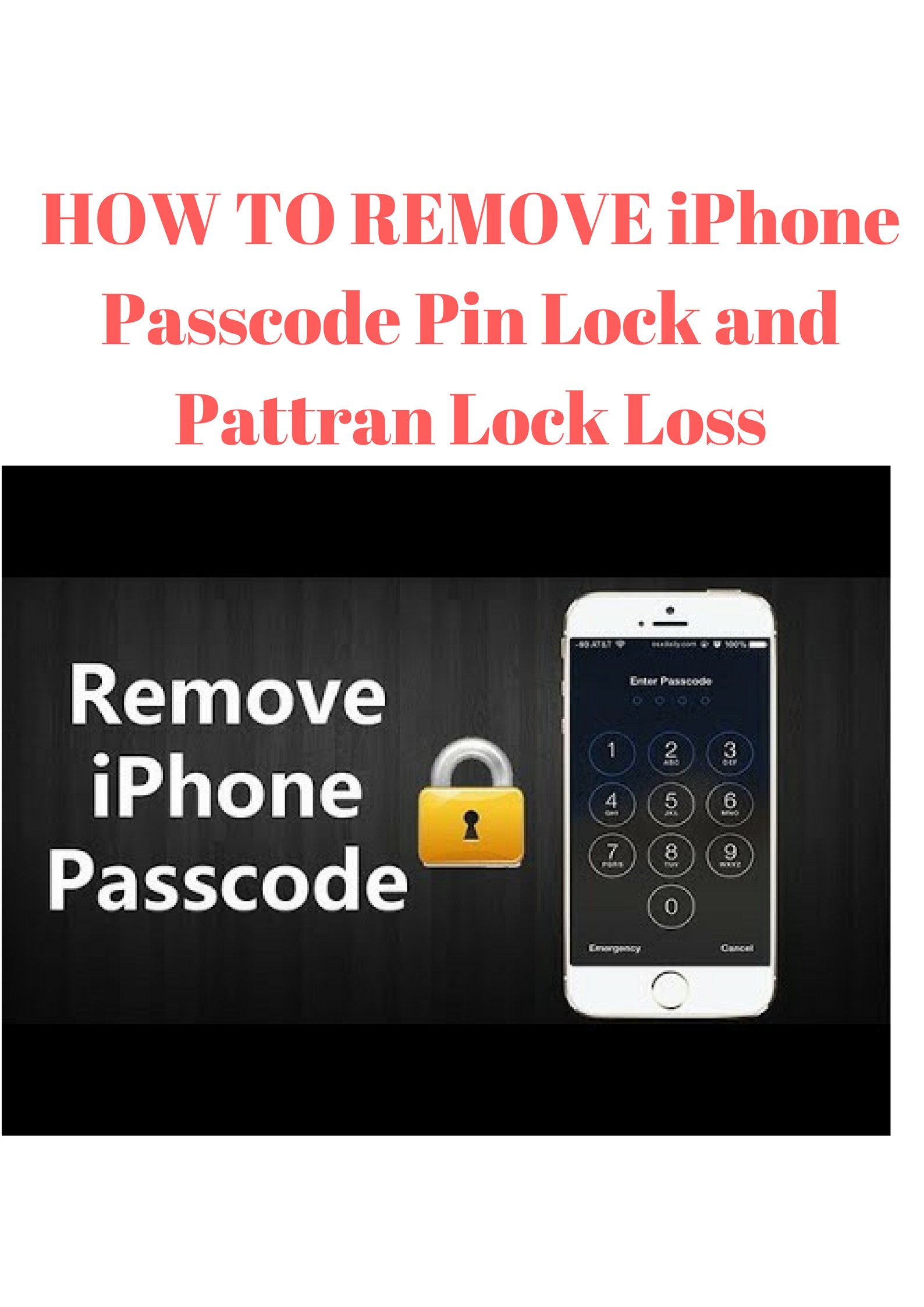 Tenorshare 4uKey How to Unlock Your iPhone Without Its