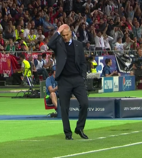 Zidane Reaction After Bale S Goal Steemkr