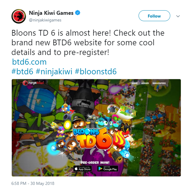 Bloons Tower Defense Official Website Released