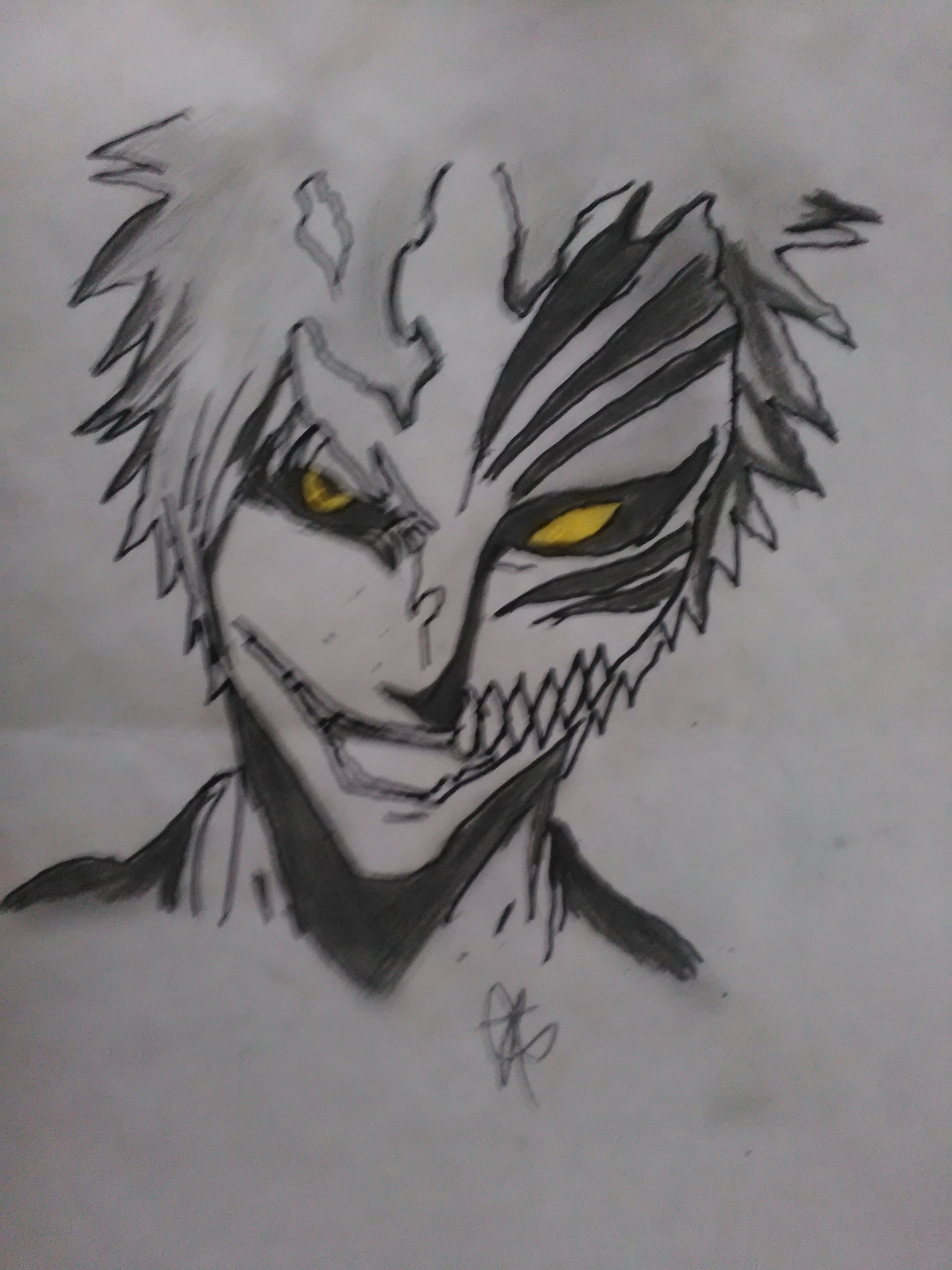 Increible Dibujo De Ichigo Kurosaki