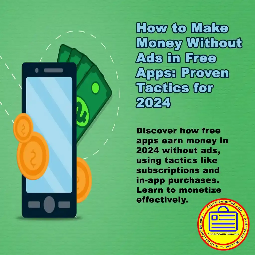 How to Make Money Without Ads in Free Apps Proven Tactics for 2024.webp
