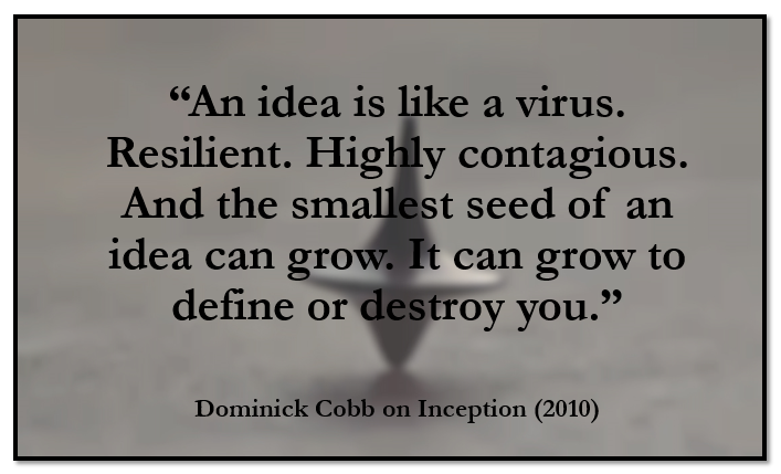 Image result for an idea is like a virus