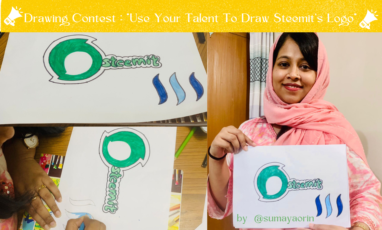 Drawing Contest📢  Use Your Talent To Draw Steemit's Logo.png