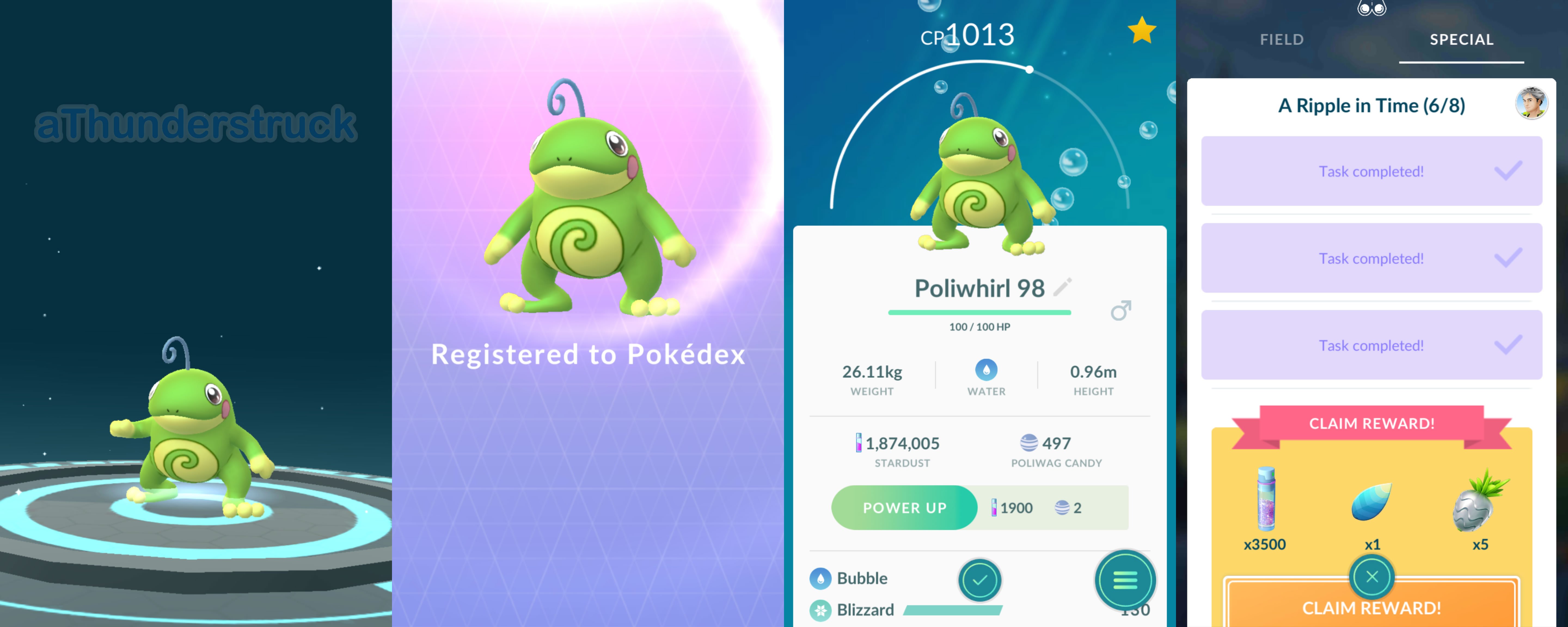 Getting A Ripple In Time Step 7 Ready For Chikorita Community Day Steemkr