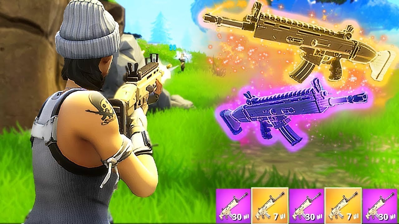 Znalezione obrazy dla zapytania fortnite scar