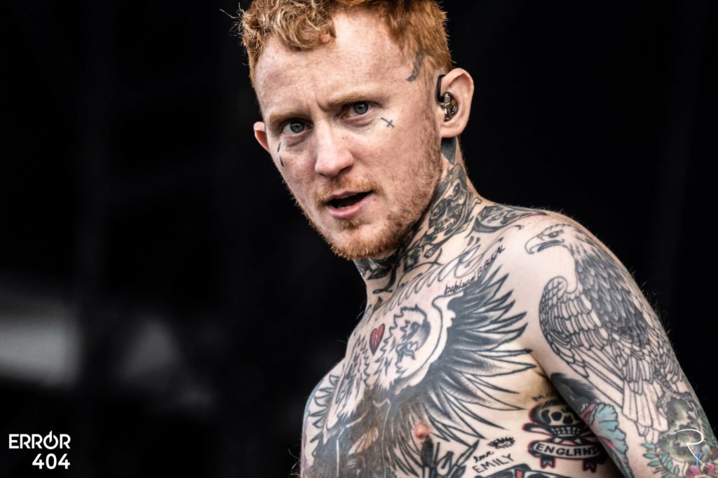 Frank Carter au Download festival Error404 par Romain Keller