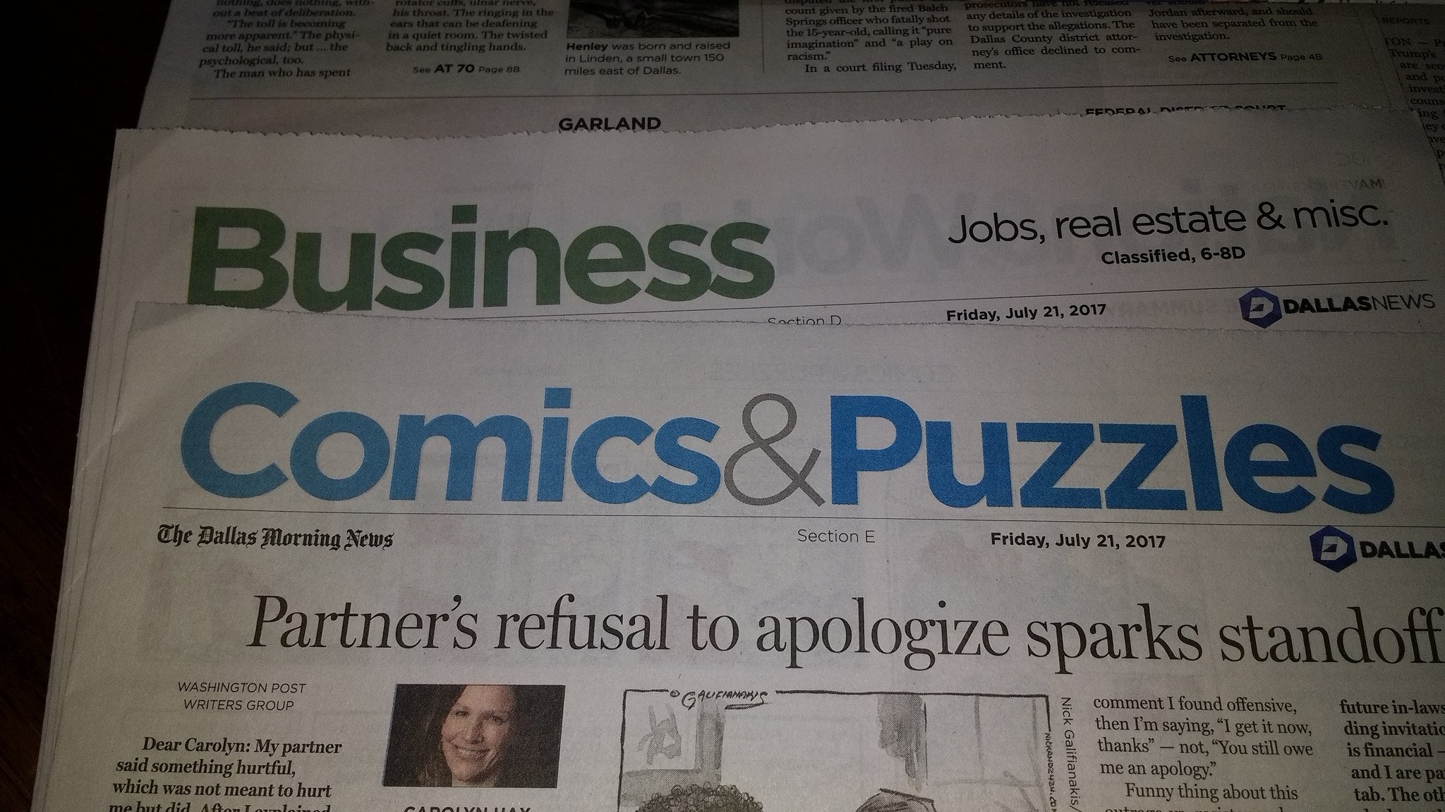 Do you do the crossword puzzle in the newspaper? Steemit