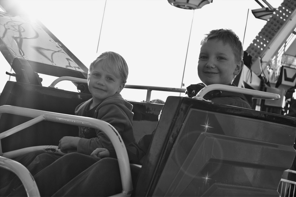 My boys at the fun fair. (70/365)