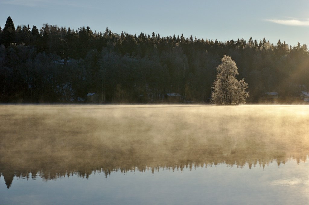 "Smoke" on the water. (131/365)