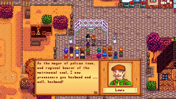 Image result for stardew valley wedding